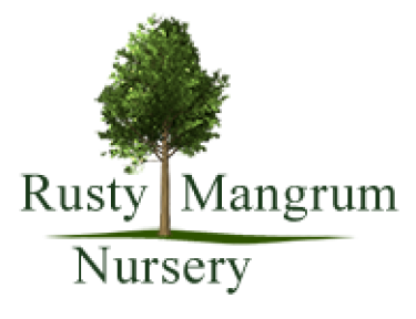 Rusty mangrum nursery logo. Rusty Mangrum Nursery